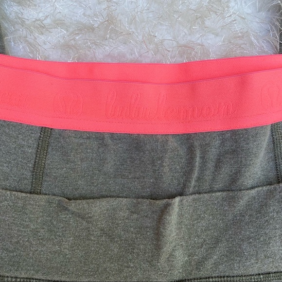 Lululemon Live Natural Legging Yoga Pant Green/Pink size 6 - Picture 4 of 11
